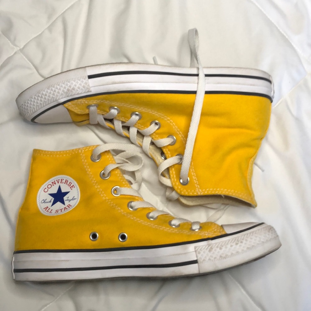 COPY - Bright Yellow converse